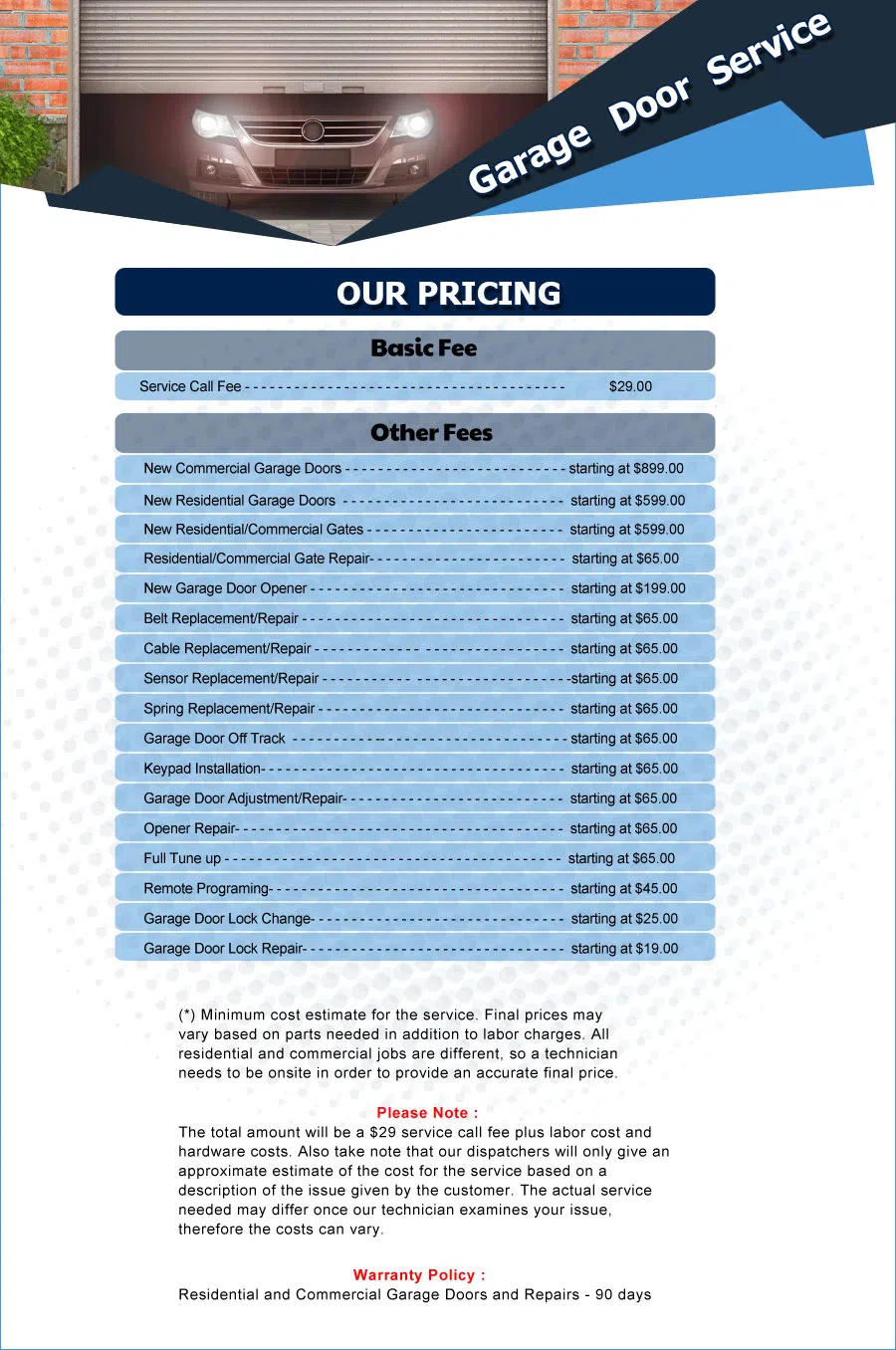 Eagle Garage Door Service Carlsbad, CA 760-301-5506